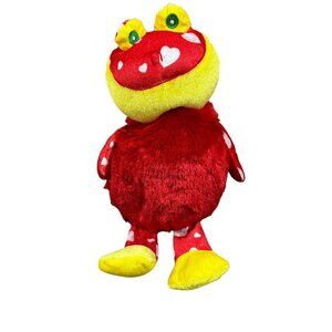 Kellytoy Red Frog Plush Heart Stuffed Animal Valentines Day Gift Toy Toad 2013